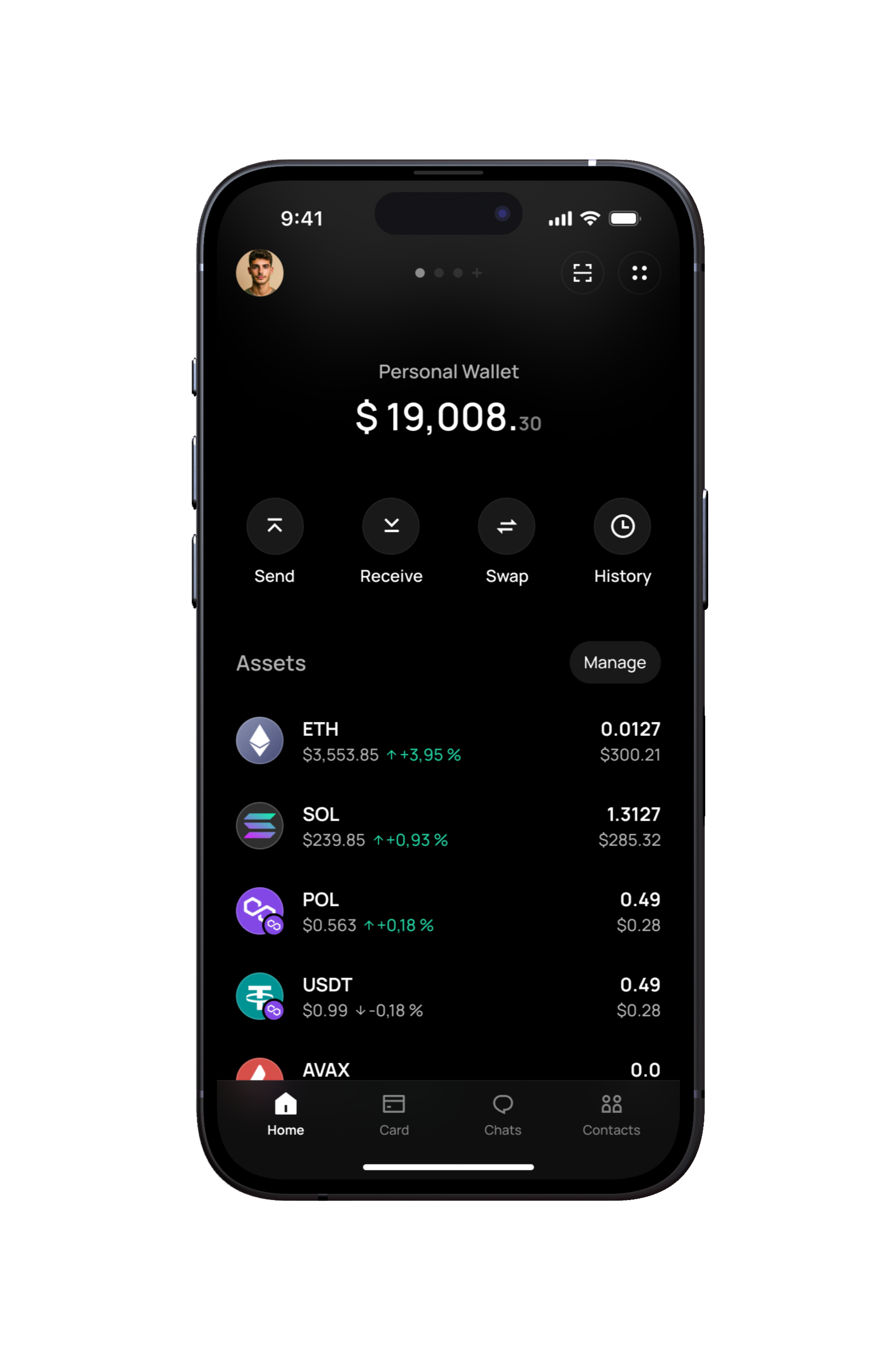 Phone showcasing the Walme app interface
